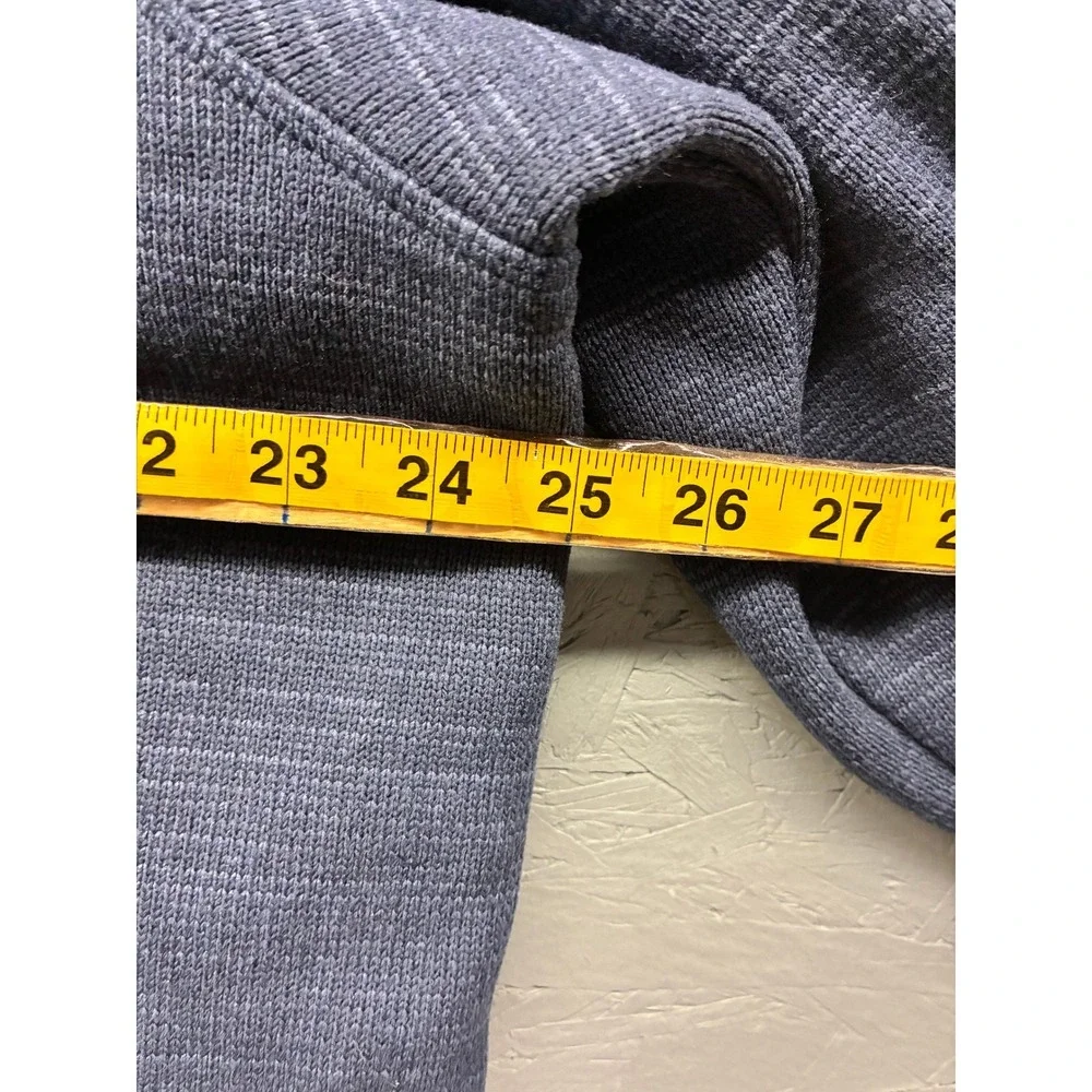 Eddie Bauer Fleece Jacket Sweater Full Zip Mock Neck Men's XL Blue Casual NWT - Picture 10 of 14